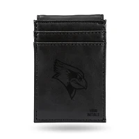 Black Illinois State Redbirds Personalized Front Pocket Wallet