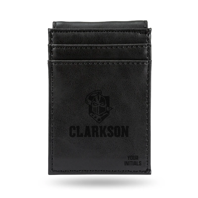 Clarkson Golden Knights Personalized Front Pocket Wallet
