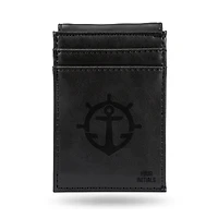 Black Portland Pilots Personalized Front Pocket Wallet
