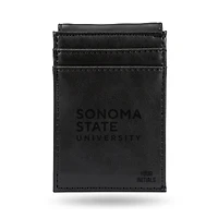 Sonoma State Seawolves Personalized Front Pocket Wallet