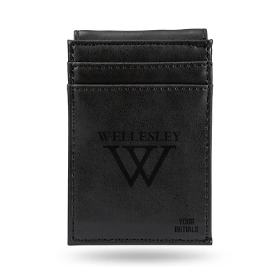 Wellesley Blue Personalized Front Pocket Wallet