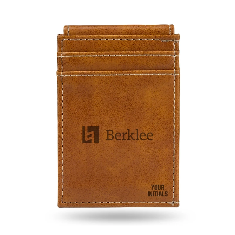 Brown Berklee College of Music Personalized Front Pocket Wallet
