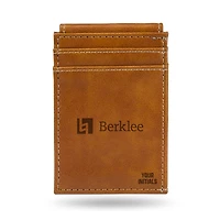 Brown Berklee College of Music Personalized Front Pocket Wallet