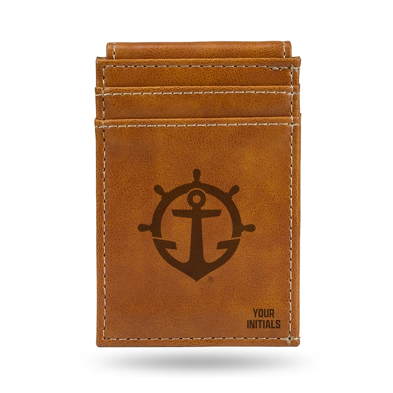 Brown Portland Pilots Personalized Front Pocket Wallet