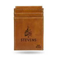 Brown Stevens Institute of Technology Ducks Personalized Front Pocket Wallet