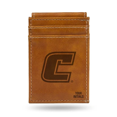 Brown Tennessee Chattanooga Mocs Personalized Front Pocket Wallet