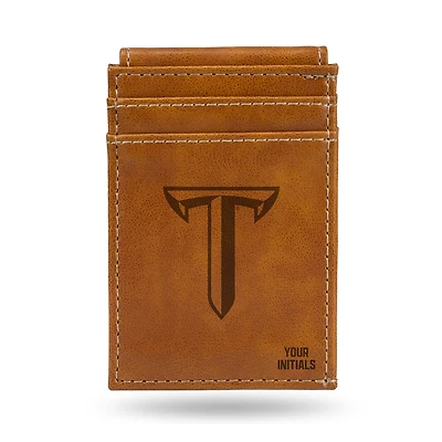Brown Troy University Trojans Personalized Front Pocket Wallet