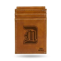 Brown Detroit Mercy Titans Personalized Front Pocket Wallet