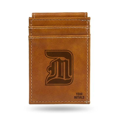 Brown Detroit Mercy Titans Personalized Front Pocket Wallet