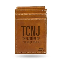 Brown College of New Jersey Lions Personalized Front Pocket Wallet