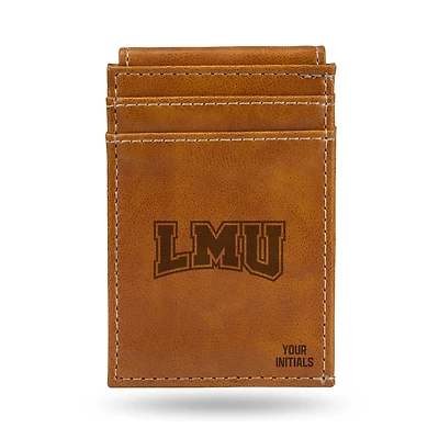 Brown Loyola Marymount Lions Personalized Front Pocket Wallet