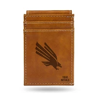 Brown North Texas Mean Green Personalized Front Pocket Wallet