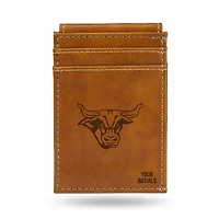 Brown Minnesota State Mavericks Personalized Front Pocket Wallet