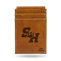 Brown Sam Houston State Bearkats Personalized Front Pocket Wallet