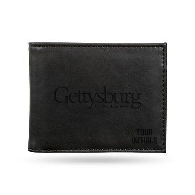 Black Gettysburg Bullets Personalized Billfold Wallet
