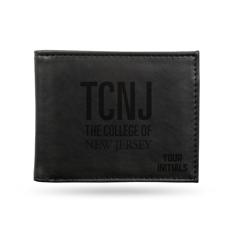 College of New Jersey Lions Personalized Billfold Wallet