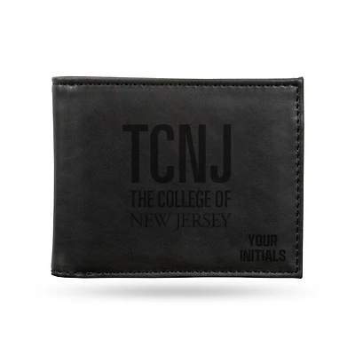 College of New Jersey Lions Personalized Billfold Wallet