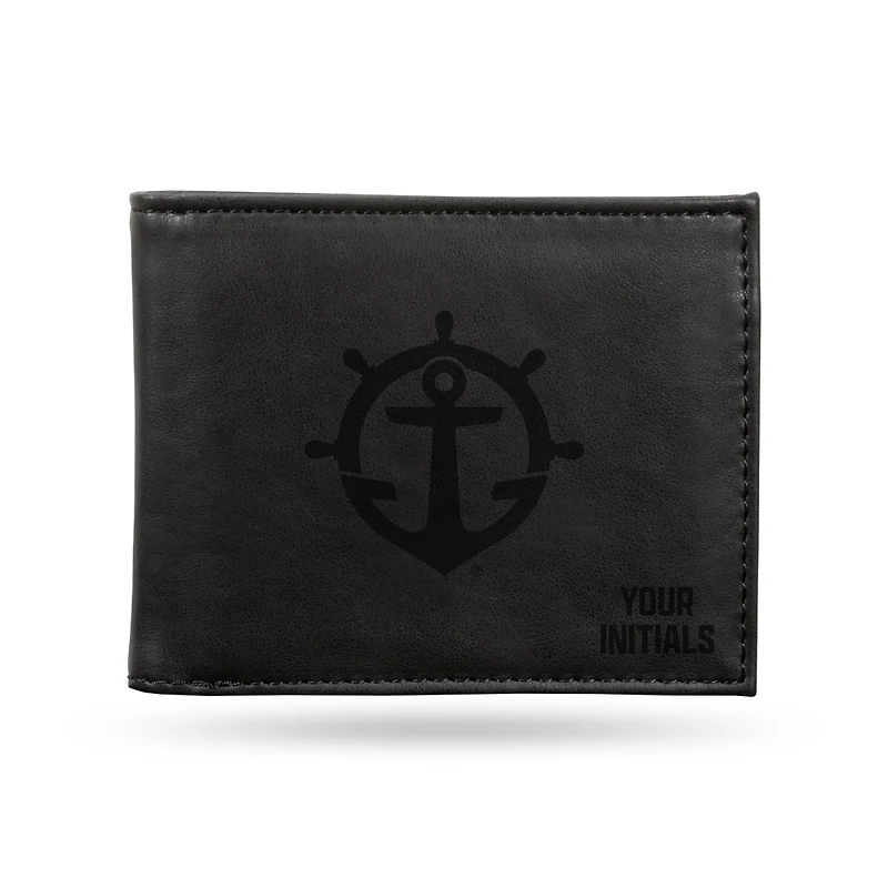 Black Portland Pilots Personalized Billfold Wallet