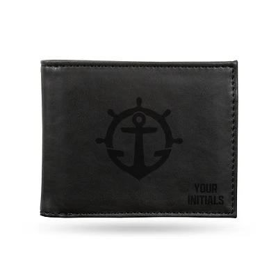 Black Portland Pilots Personalized Billfold Wallet