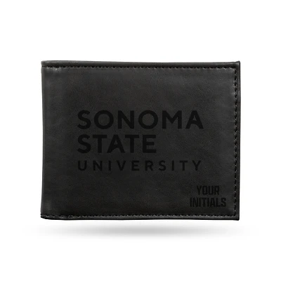 Sonoma State Seawolves Personalized Billfold Wallet