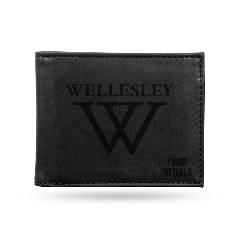 Wellesley Blue Personalized Billfold Wallet