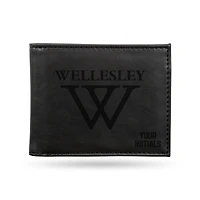 Wellesley Blue Personalized Billfold Wallet
