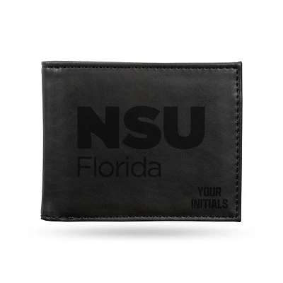 Nova Southeastern Sharks Personalized Billfold Wallet