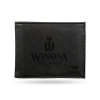 Winona State Warriors Personalized Billfold Wallet