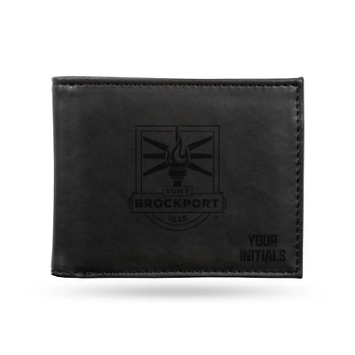 SUNY Brockport Golden Eagles Personalized Billfold Wallet