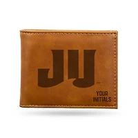 Brown JU Dolphins Personalized Billfold Wallet