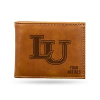 Brown Lindenwood Lions Personalized Billfold Wallet