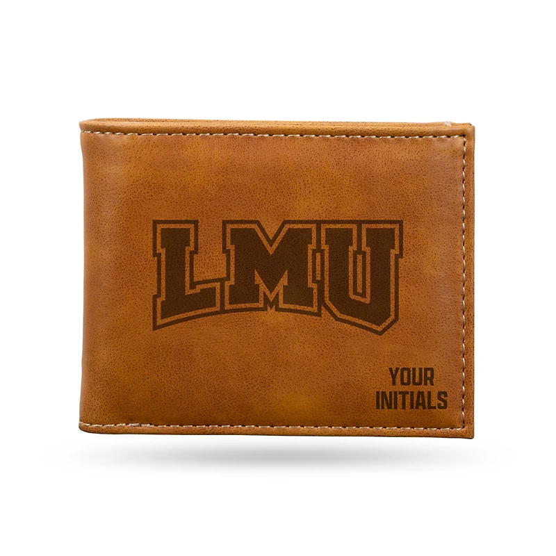 Brown Loyola Marymount Lions Personalized Billfold Wallet