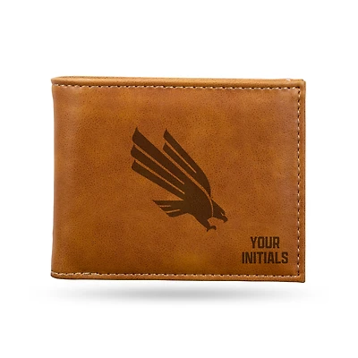 Brown North Texas Mean Green Personalized Billfold Wallet