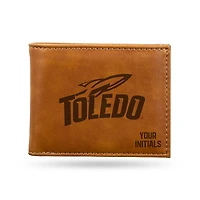 Brown Toledo Rockets Personalized Billfold Wallet
