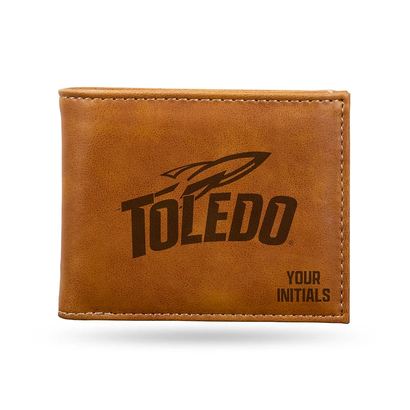 Brown Toledo Rockets Personalized Billfold Wallet