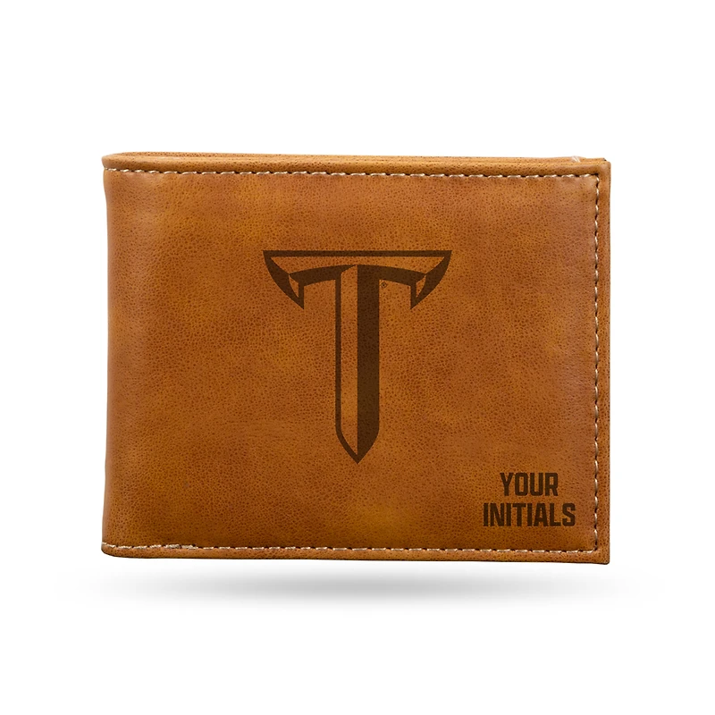 Brown Troy University Trojans Personalized Billfold Wallet