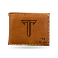 Brown Troy University Trojans Personalized Billfold Wallet