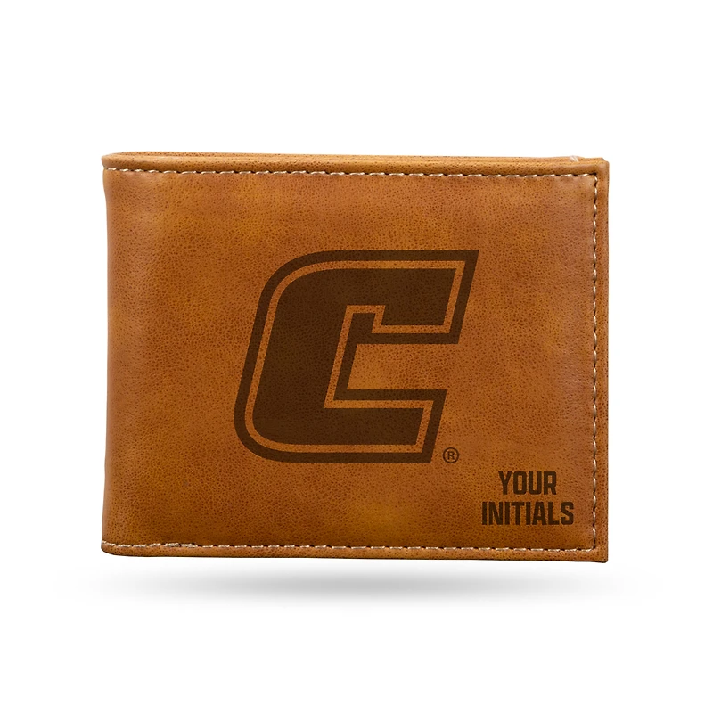 Brown Tennessee Chattanooga Mocs Personalized Billfold Wallet