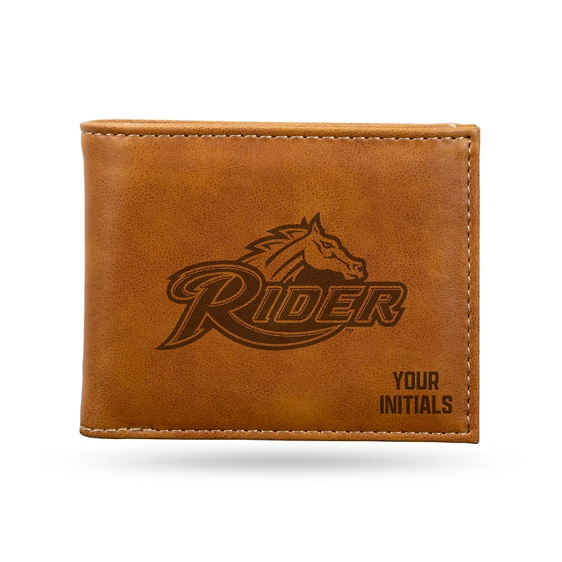 Brown Rider Broncs Personalized Billfold Wallet