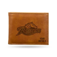 Brown Rider Broncs Personalized Billfold Wallet