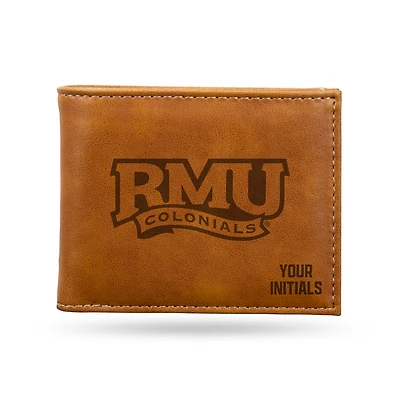 Brown Robert Morris Colonials Personalized Billfold Wallet