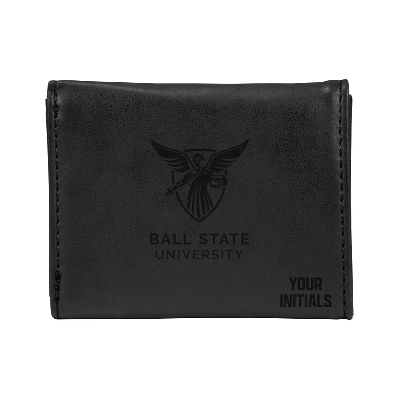 Ball State Cardinals Personalized Trifold Wallet
