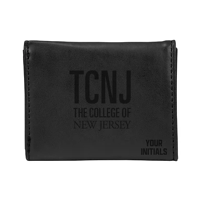 College of New Jersey Lions Personalized Trifold Wallet