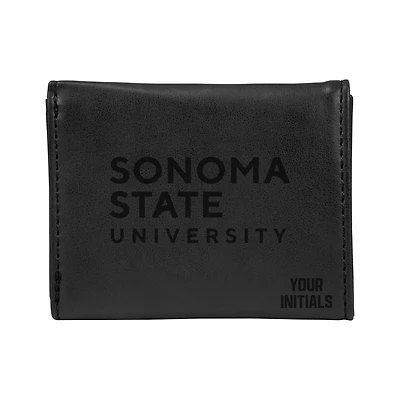 Sonoma State Seawolves Personalized Trifold Wallet