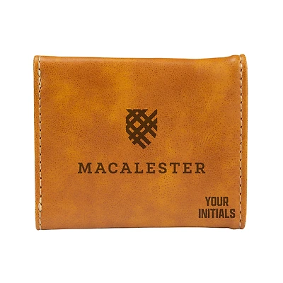 Brown Macalester Scots Personalized Trifold Wallet