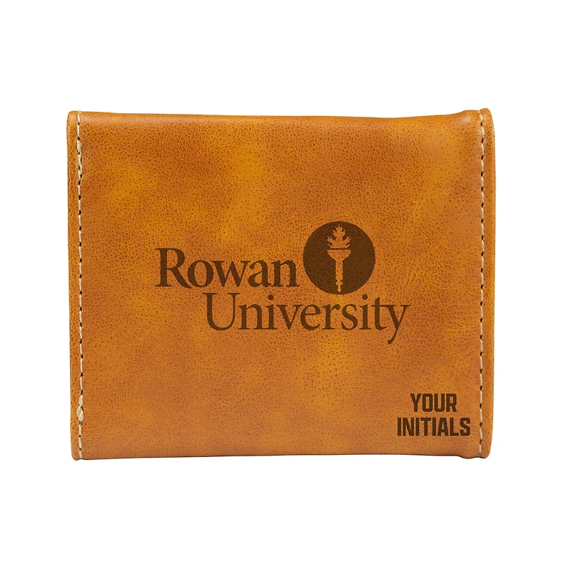 Brown Rowan Profs Personalized Trifold Wallet