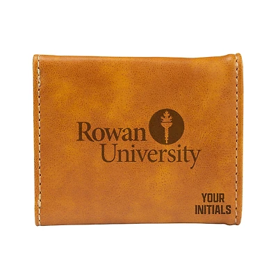 Brown Rowan Profs Personalized Trifold Wallet