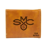 Brown Saint Mary's Gaels Personalized Trifold Wallet