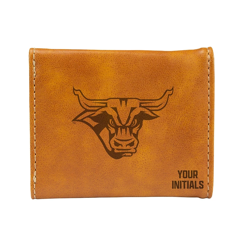 Brown Minnesota State Mavericks Personalized Trifold Wallet