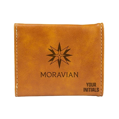 Brown Moravian Greyhounds Personalized Trifold Wallet
